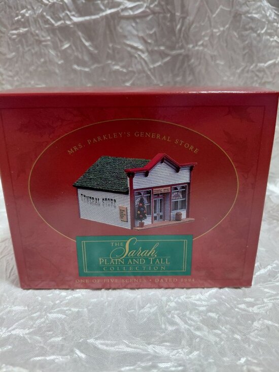 Vtg NOB Mrs. Parkleys General Store Figurine Sarah Plain & Tall Hallmark 1994 - Picture 6 of 8